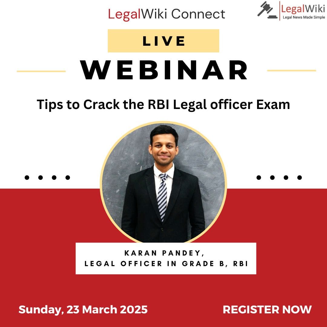 Tips to Crack the Legal Officer Grade B, RBI Exam - Live Webinar