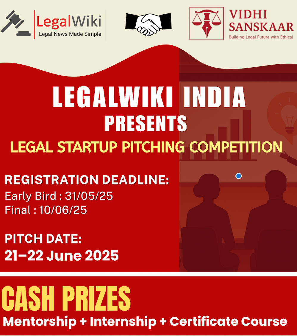 The Media Partner for the LegalWiki Startup Pitching Competition 2025!