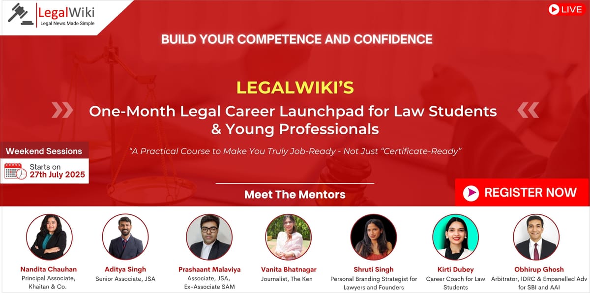 LegalWiki’s One-Month Legal Career Launchpad for Law Students & Young Professionals