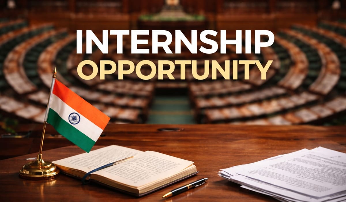 Parliamentary Research Internship 2026 | Office of Hon’ble MP Sasikanth Senthil | Remote | Apply Now!