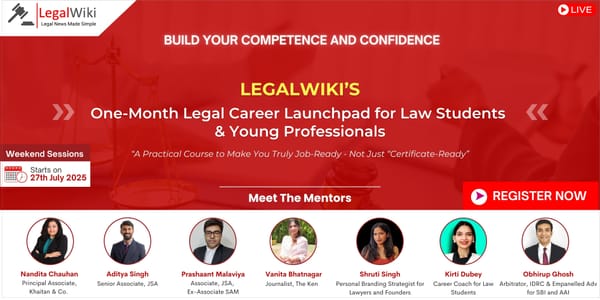 LegalWiki’s One-Month Legal Career Launchpad for Law Students & Young Professionals